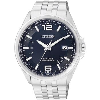 Eco-Drive radio controlled Rustfri stål Solar Quartz Herre ur fra Citizen, CB0010-88L